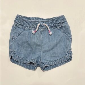 5/$15 Girls Jumping Beans Denim Shorts Toddler Kids Size 18M